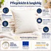 2er Set Federkissen 40x40 cm 300 g 100% Gänsefedern Produktbild-Vorschau 4