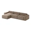 FEDVE Ecksofa RIFU SO aus Bouclé-Stoff mit Schlaffunktion, Produktbild-Vorschau 3