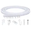 Flexible Vorhangschiene 3 m, gebogen, PVC, Metall, Produktbild-Vorschau 1