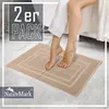 Badematte Badvorleger 2er Pack 50x80cm, 100% Baumwolle, Produktbild-Vorschau 6