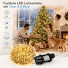30M 300LEDs 8 Modi Lichterkette Strom, Timer, Merkfunktion, Produktbild-Vorschau 3