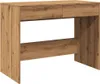 A wooden desk with two drawers and a shelf. Anteprima dell’immagine prodotto