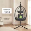 EUGAD Hängesessell mit Gestell Outdoor und Indoor, 150 kg Produktbild-Vorschau 5