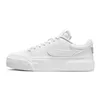 A white Nike Court Legacy Lift sneaker is shown in a side profile against a white background. Náhled obrázku produktu