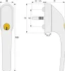ABUS FG300 ER, abschließbarer Fenstergriff in Produktbild-Vorschau 3