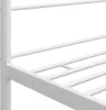 Letto a baldacchino in metallo bianco 120x200 cm Anteprima dell’immagine prodotto 4