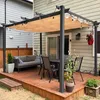 PURPLE LEAF Aluminium Pergola 3 x 4 m Wasserdicht Stabil Produktbild-Vorschau 2