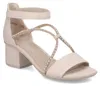 Rieker Damen Sandale Sandalette Strass Metallic Blockabsatz Produktbild-Vorschau 12