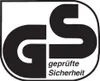 A black and white logo with the letters GS and German text below. Náhled obrázku produktu