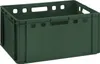 Fleischkiste E3 dunkelgrün 60x40x30cm Lagerkiste Eurobox Produktbild-Vorschau 1