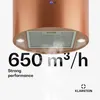 Klarstein digestoř, volně zavěšená ostrůvková digestoř, Náhled obrázku produktu 4