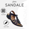Gemini Damen Sandale blau Größe 41 Produktbild-Vorschau 5