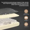 Diagram showing the layers of a seat, highlighting its construction and materials. Produktbild-Vorschau