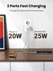 Gan 2 X USB-C 45W rychlonabíječka Qc Pd Ugreen Cd294 - bílá Náhled obrázku produktu 15