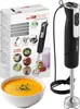 A Clatronic hand blender and its packaging are shown, along with a bowl of soup. Anteprima dell’immagine prodotto