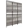 Paravent 3-tlg. Braun Poly Rattan Produktbild-Vorschau 4