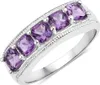 Rafaela Donata Ring Sterling Silber Amethyst 70110180 52 Produktbild-Vorschau 1