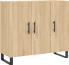 vidaXL Príborník Sonoma Dub 90x34x80 cm odvodený výrobok z Náhľad obrázku produktu 1