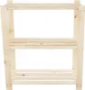 STOLMAK Botník 80x90x38 cm, 3 police, masívna borovica, Náhľad obrázku produktu 6