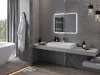 Mexen Sun specchio da bagno retroilluminato 80 x 60 cm, LED Anteprima dell’immagine prodotto 3
