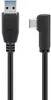 goobay USB C/USB 3.0 A Kabel 0,5 m schwarz Produktbild-Vorschau 1