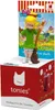 A toy figure of Bibi Blocksberg standing on a red box with the Tonies logo. Produktbild-Vorschau