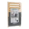 Grauer Holzschrank mit zwei Schubladen 46 cm Produktbild-Vorschau 11