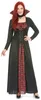 Aristokratische Vampirdame Halloweenkostüm schwarz-rot - Produktbild-Vorschau 1