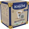 A box of Caffè Borbone coffee pods designed to look like a vintage suitcase. Náhled obrázku produktu