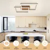 ZMH LED Plafonnier Moderne Bois 3000K Blanc Chaud Noir Voir les images du produit 5