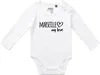 Huuraa Baby Body Marseille my love 62 White  Baumwolle Produktbild-Vorschau 1