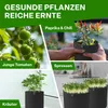 TTL GARDEN Pflanzsack 1L – 10er Set Stofftöpfe aus Filz & Produktbild-Vorschau 5