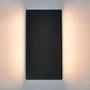 MODERNE LED Außenleuchte Außenwandleuchte IP54 schwarz 12W Produktbild-Vorschau 3