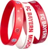 FC Bayern 29904 Bracelet pour enfants en silicone set de 3 Voir les images du produit 2