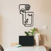 Wallity, Dekoratives Wandaccessoire aus Metall, Cara mia, Produktbild-Vorschau 3