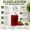 12 Glasflaschen 250 ml mit Bügelverschluss – Kleine Produktbild-Vorschau 7