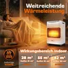 TRESKO® 4200 Watt Gasheizer weiß inkl. Gasdruckregler Produktbild-Vorschau 3