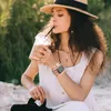 Solidchoice - Cinturino in pelle in stile boho per Apple Anteprima dell’immagine prodotto 2