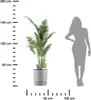 HowHomely | Jardinière Azalea - Gris Béton - 35 cm - Pots Voir les images du produit 3