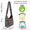 Sunsa Damen Umhängetasche. Hobo Tasche aus gewebter Produktbild-Vorschau 3