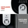 alpina Airfryer 2L Heißluftfritteuse 900W Temperatur Produktbild-Vorschau 5