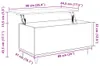vidaXL Konferenčný stolík biely 90x44,5x45 cm Drevo Náhľad obrázku produktu 8