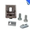 10x Befestigungswinkel für Aluprofil 30x30 und 30x60 Nut 8 Produktbild-Vorschau 3