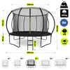 Velká zahradní trampolína 366 cm s žebříkem a bezpečnostní Náhled obrázku produktu 8