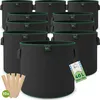 TTL GARDEN Pflanzsack 40L – 10er Set Stofftöpfe aus Filz & Produktbild-Vorschau 1