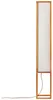 dekorative Stehlampe mit Holz/Stoff Akzenten, 120 cm Höhe, Produktbild-Vorschau 3
