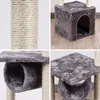 Arbre à chat, 4 niveaux, 93 cm, maisonnette, tunnel, Voir les images du produit 3