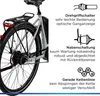 Zündapp X300 E Bike Damenfahrrad 155 - 180 cm Stadtrad Produktbild-Vorschau 7