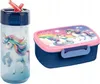 A lunchbox and a water bottle with unicorn designs. Náhľad obrázku produktu