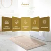 Lavea® 4er Set Badematte 50x80 cm, Badezimmerteppich 100% Produktbild-Vorschau 7